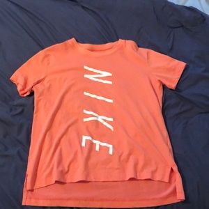 Salmon Nike shirt